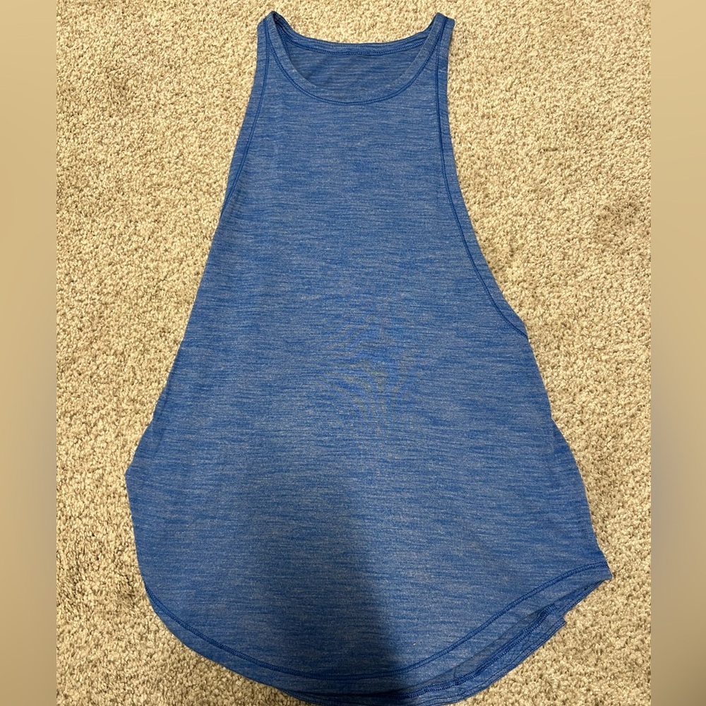 lululemon athletica Blue Tank Top